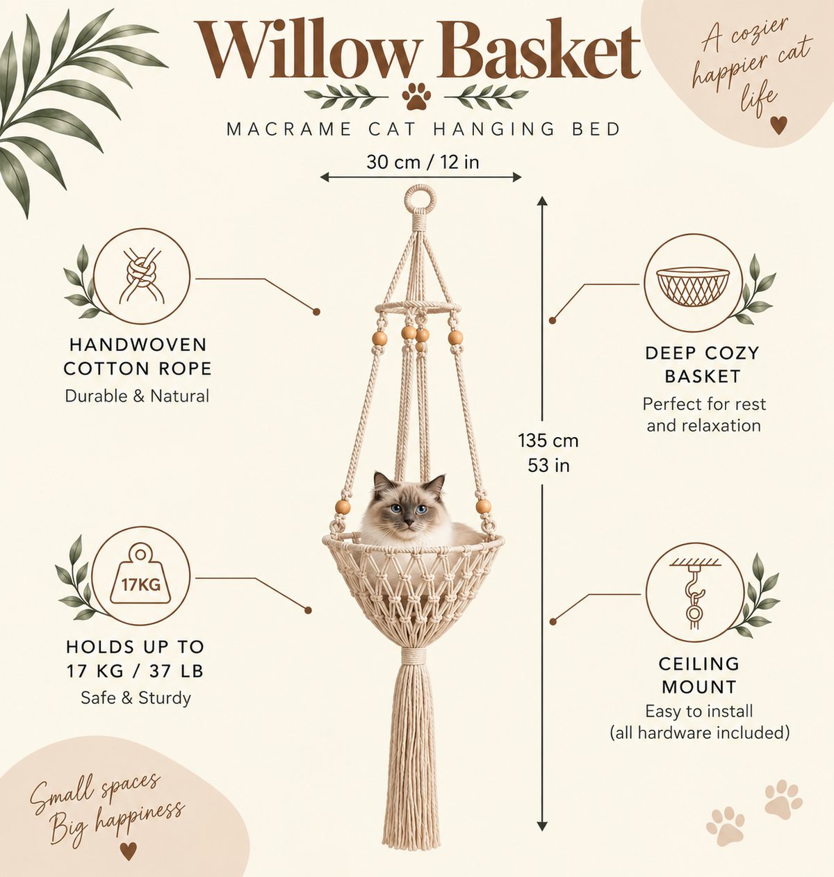 Macrame™ Cat Bed